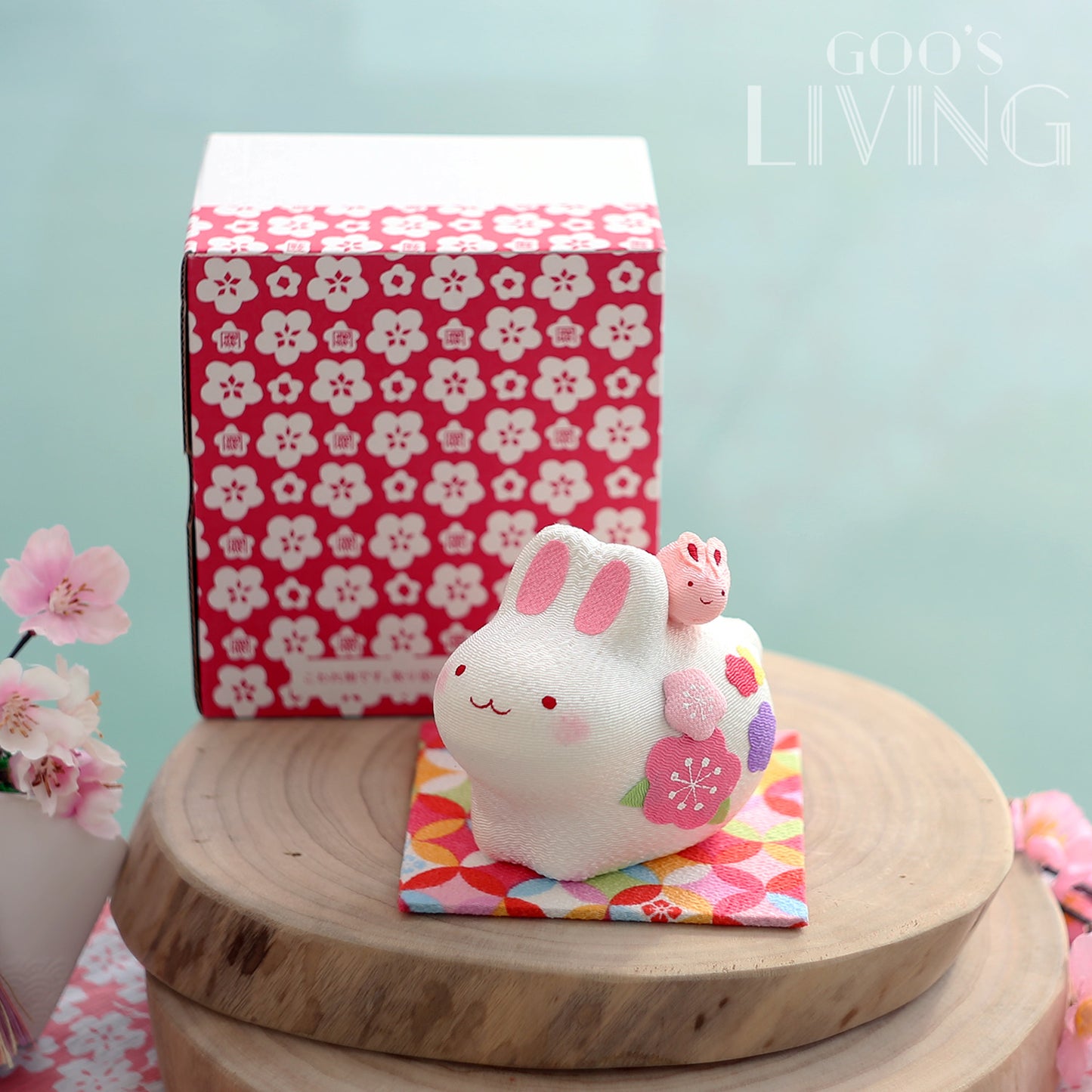 RYUKODO 彩墊開運親子兔