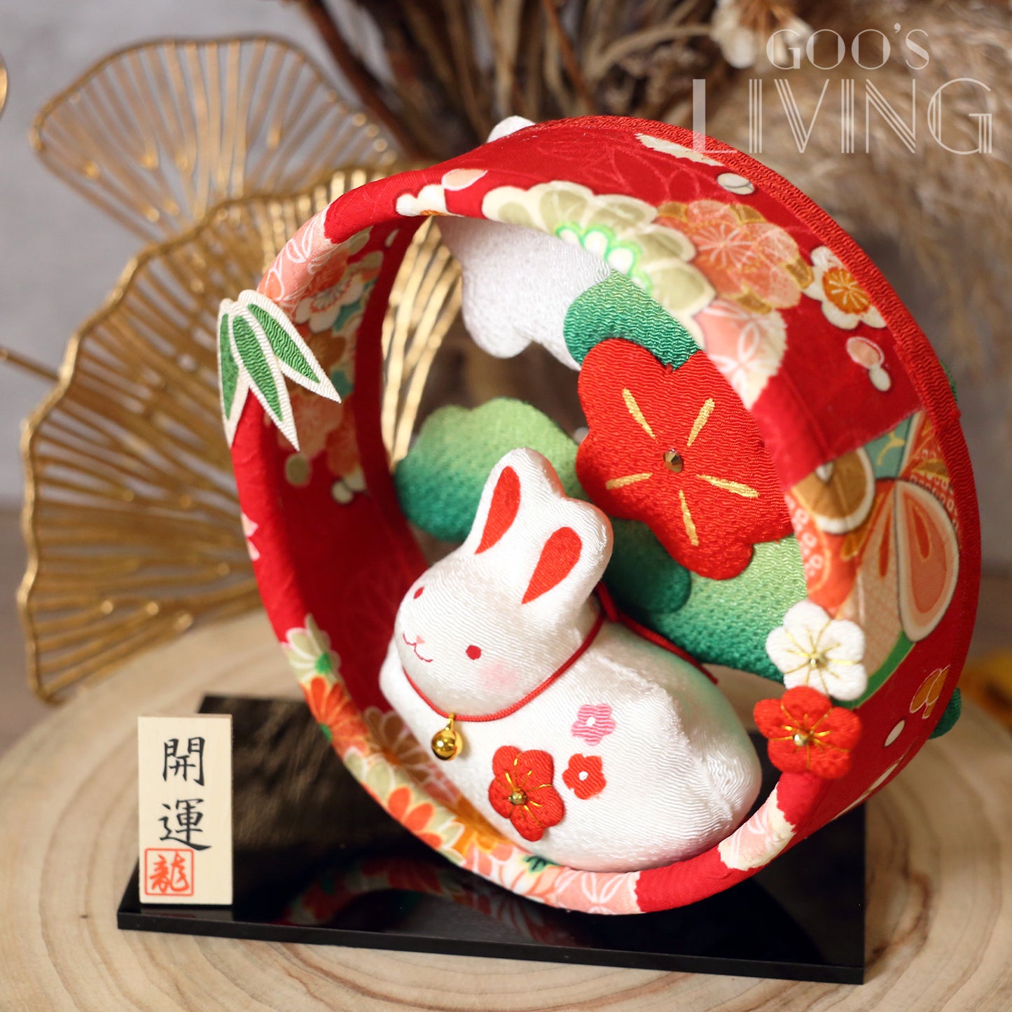 RYUKODO 松竹梅圈圈小兔