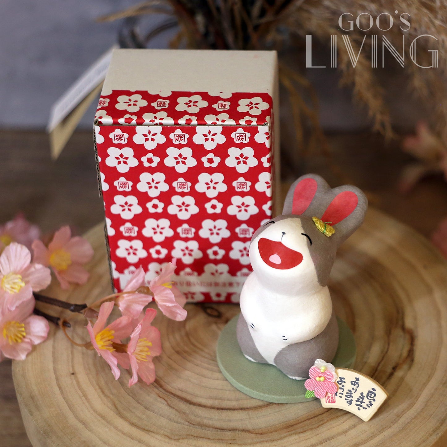 RYUKODO 灰白大笑兔