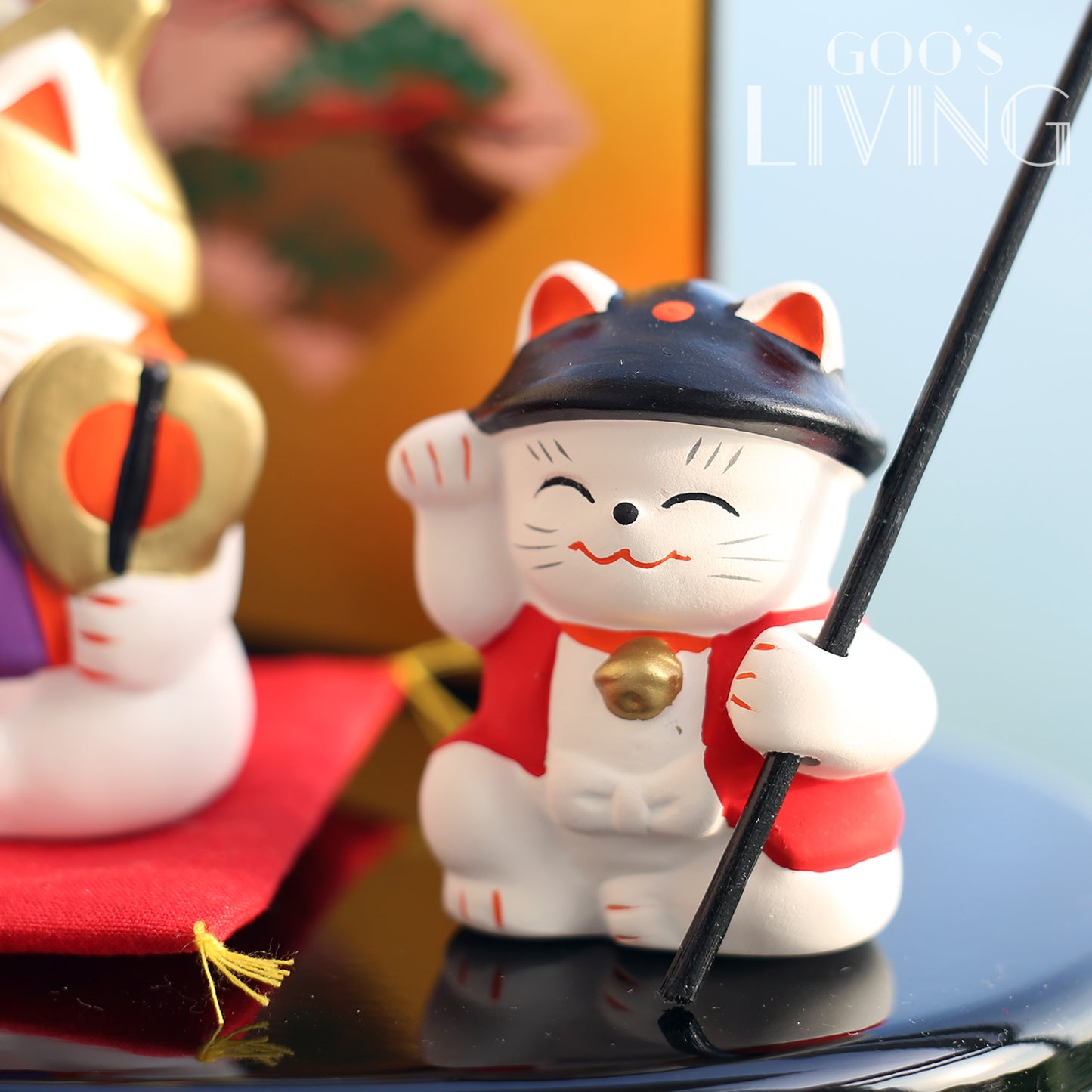 昭峰作 招財貓將軍