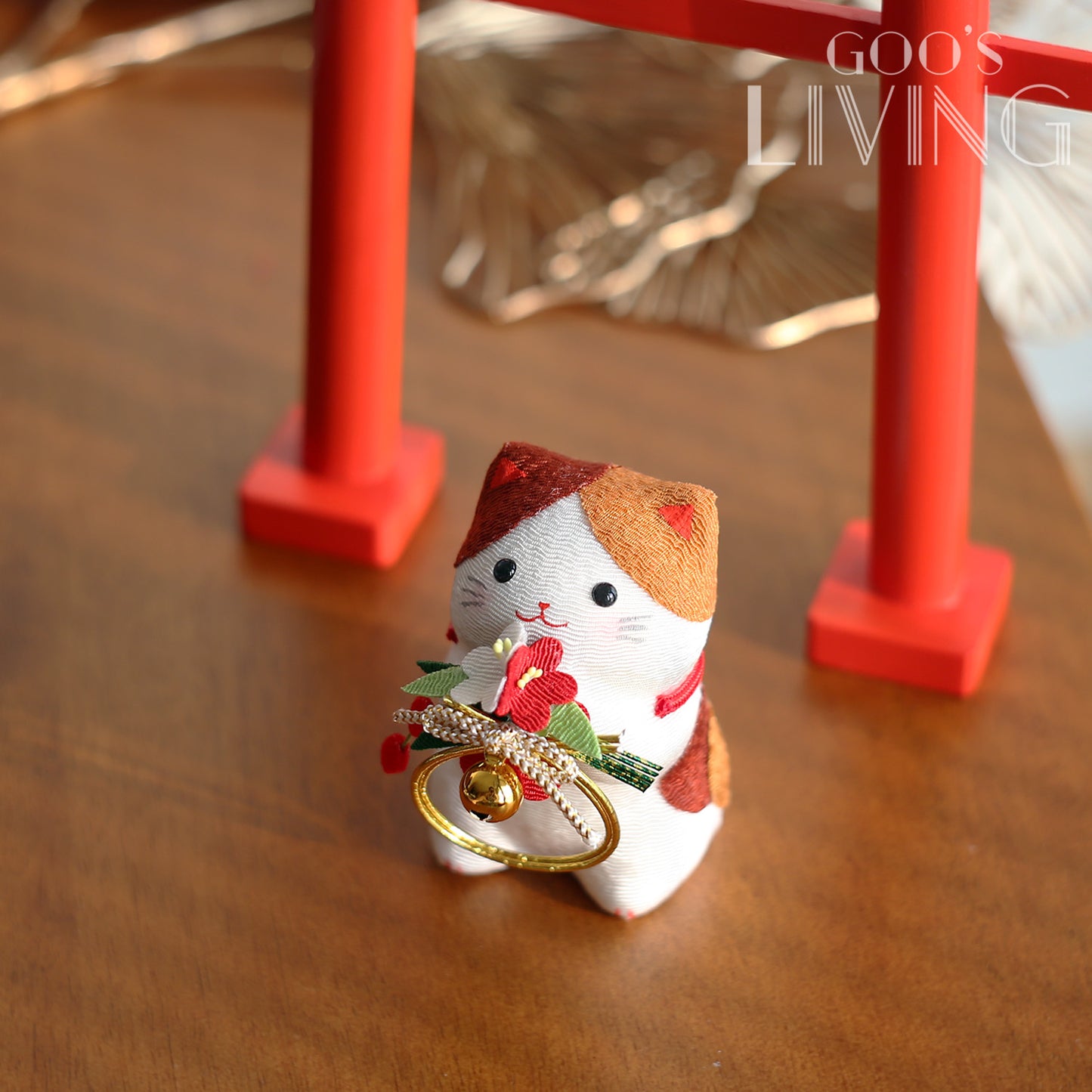 RYUKODO 正月飾三色貓