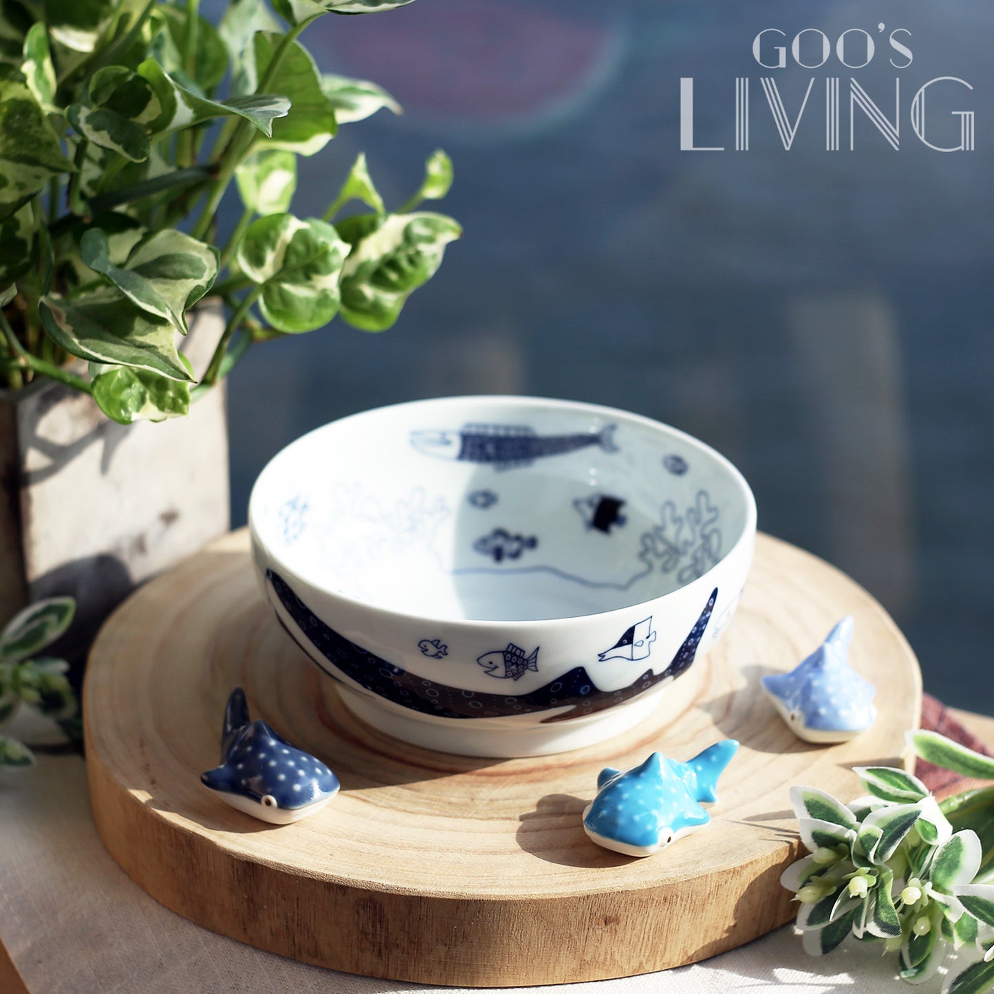 Natural69 波佐見燒海洋湯碗