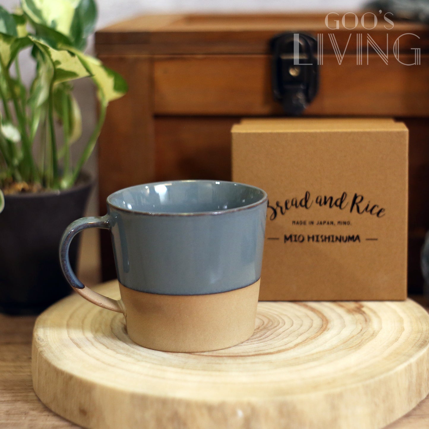 Bread & Rice 雙色陶瓷杯