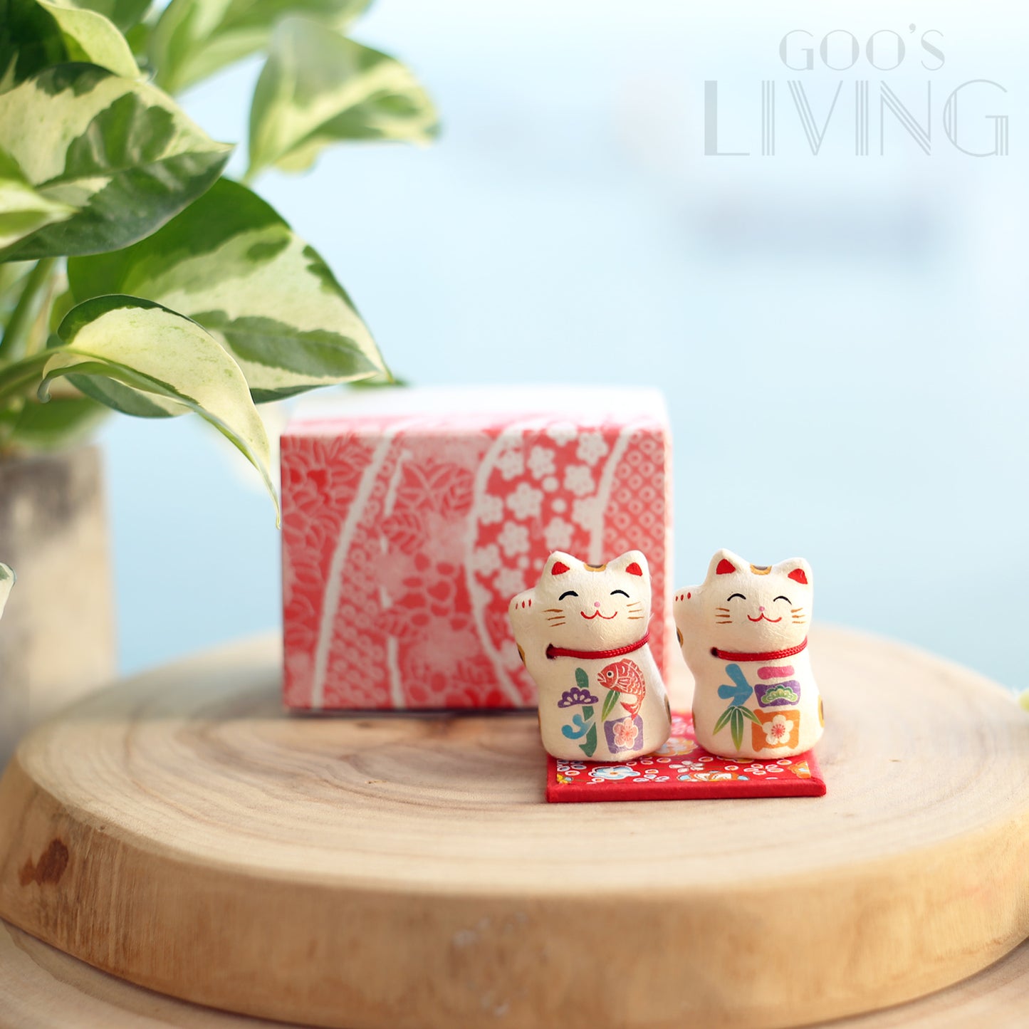 RYUKODO 迷你招福招財貓