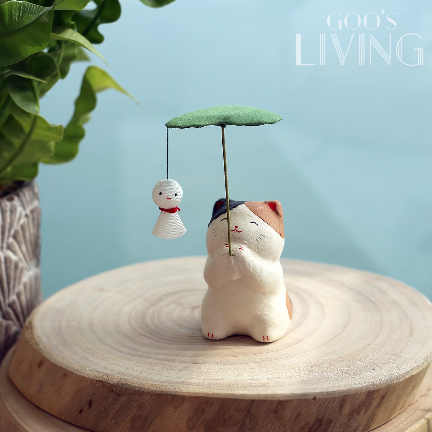 RYUKODO 晴天娃娃荷葉貓咪/柴犬