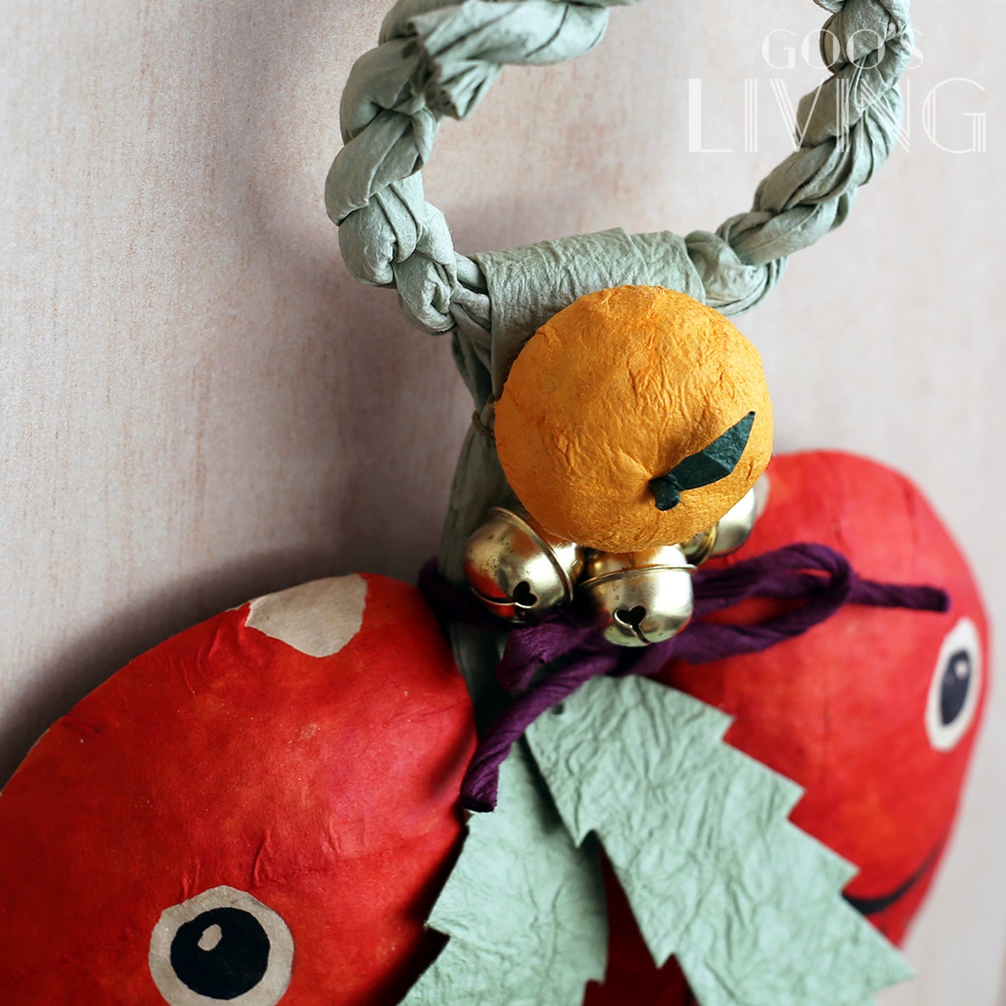 Medetaya 和紙製鯛魚注連繩