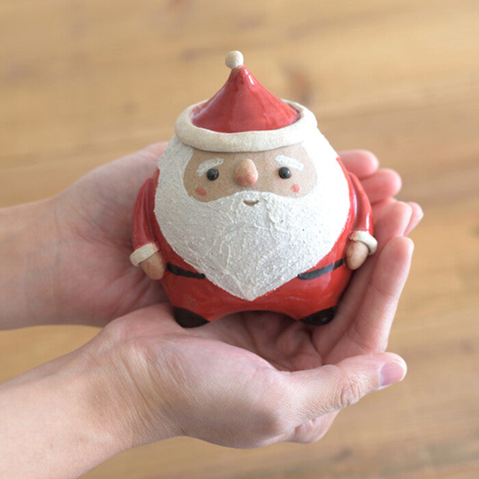 明山窯 信樂燒聖誕老人