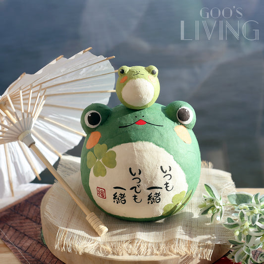 RYUKODO 和紙製親子青蛙