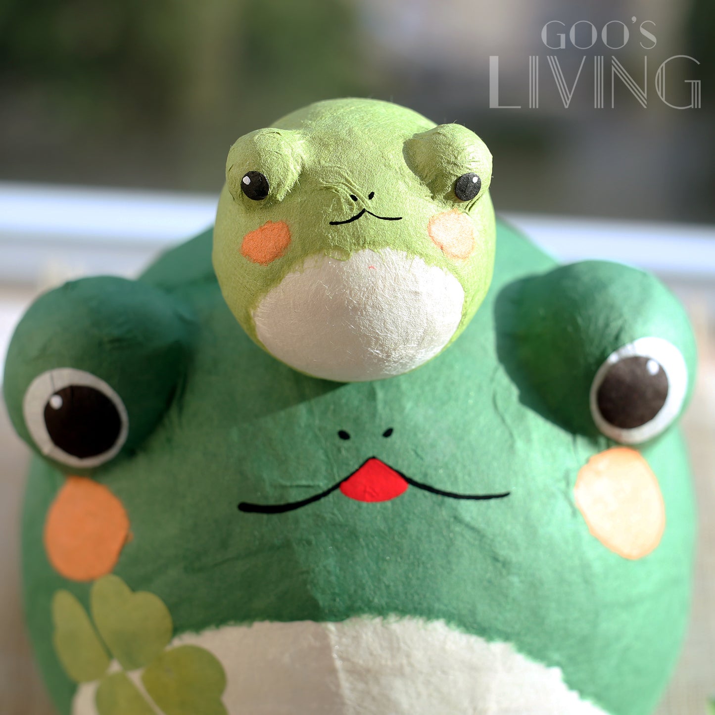 RYUKODO 和紙製親子青蛙