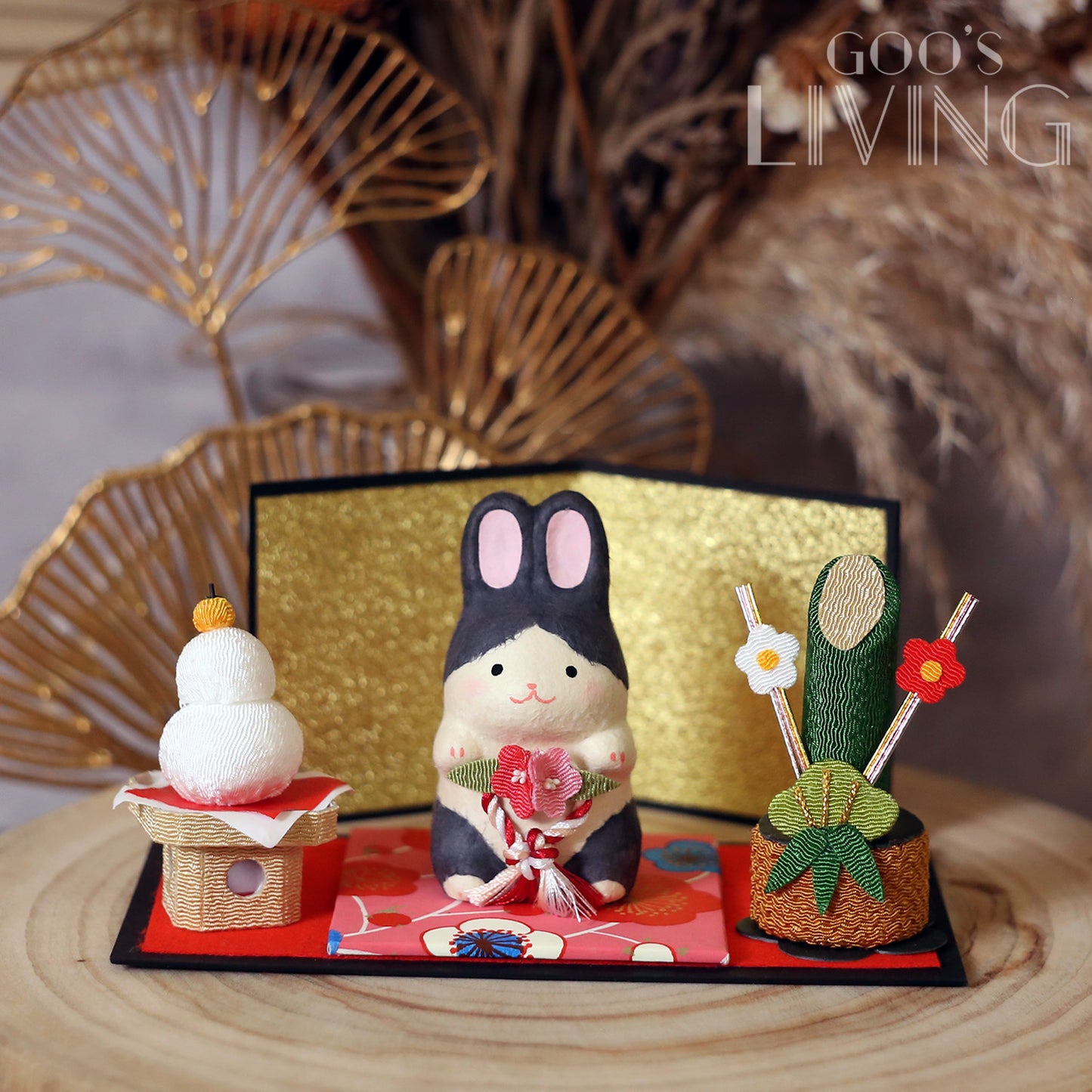 RYUKODO 注連繩黑白兔