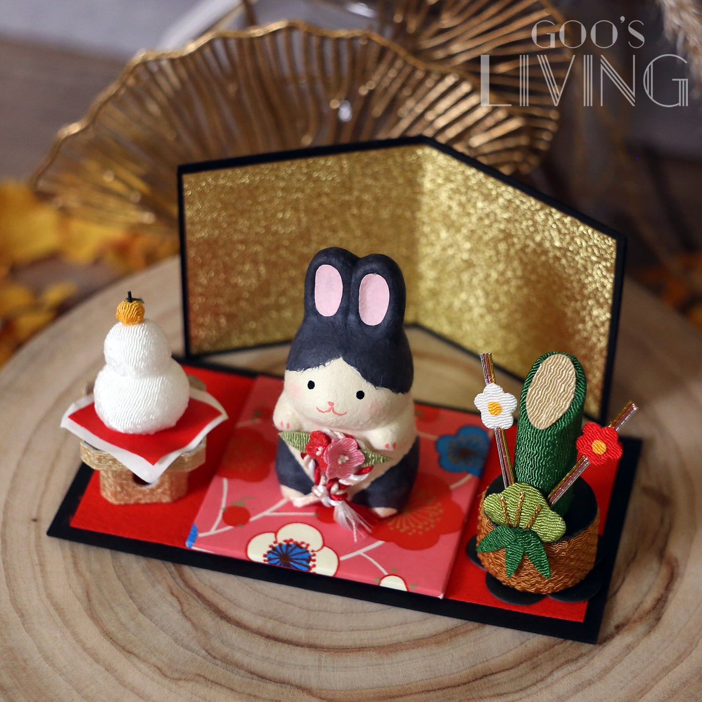 RYUKODO 注連繩黑白兔