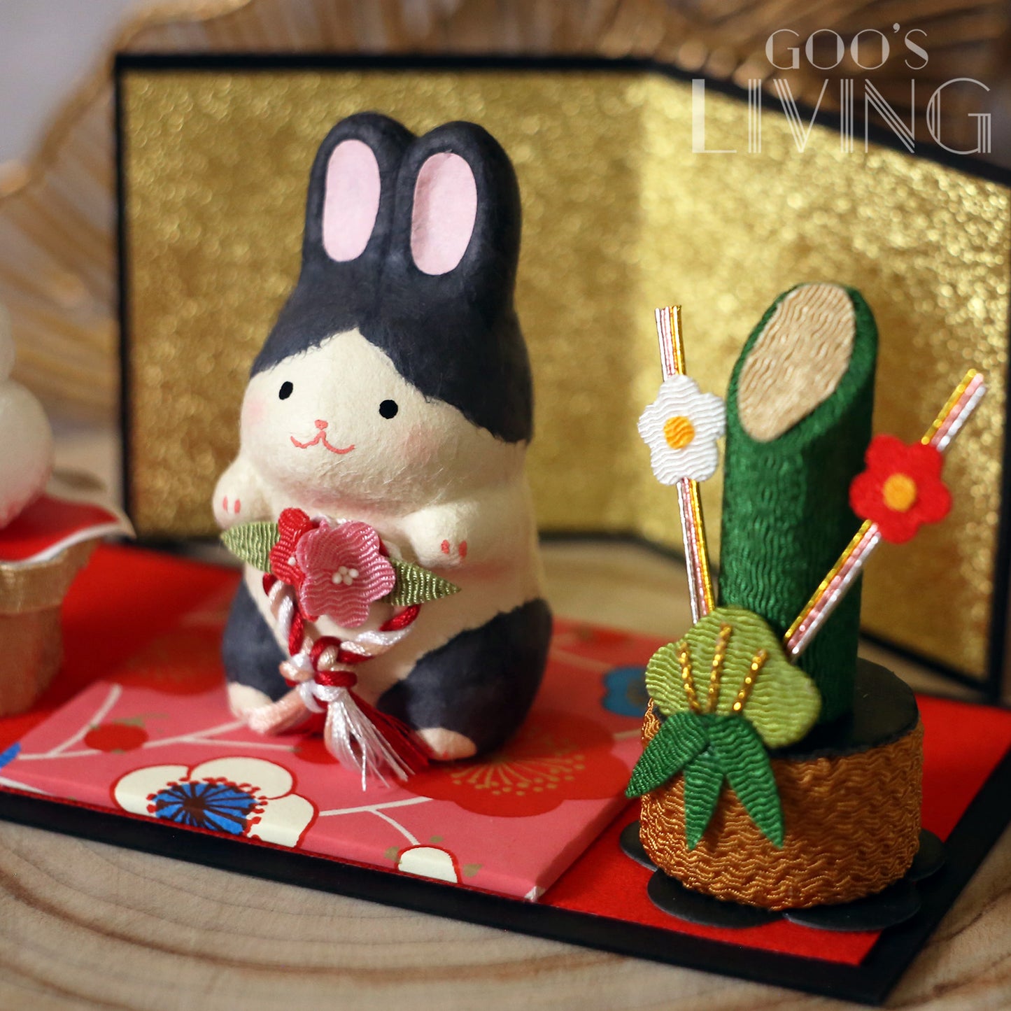 RYUKODO 注連繩黑白兔