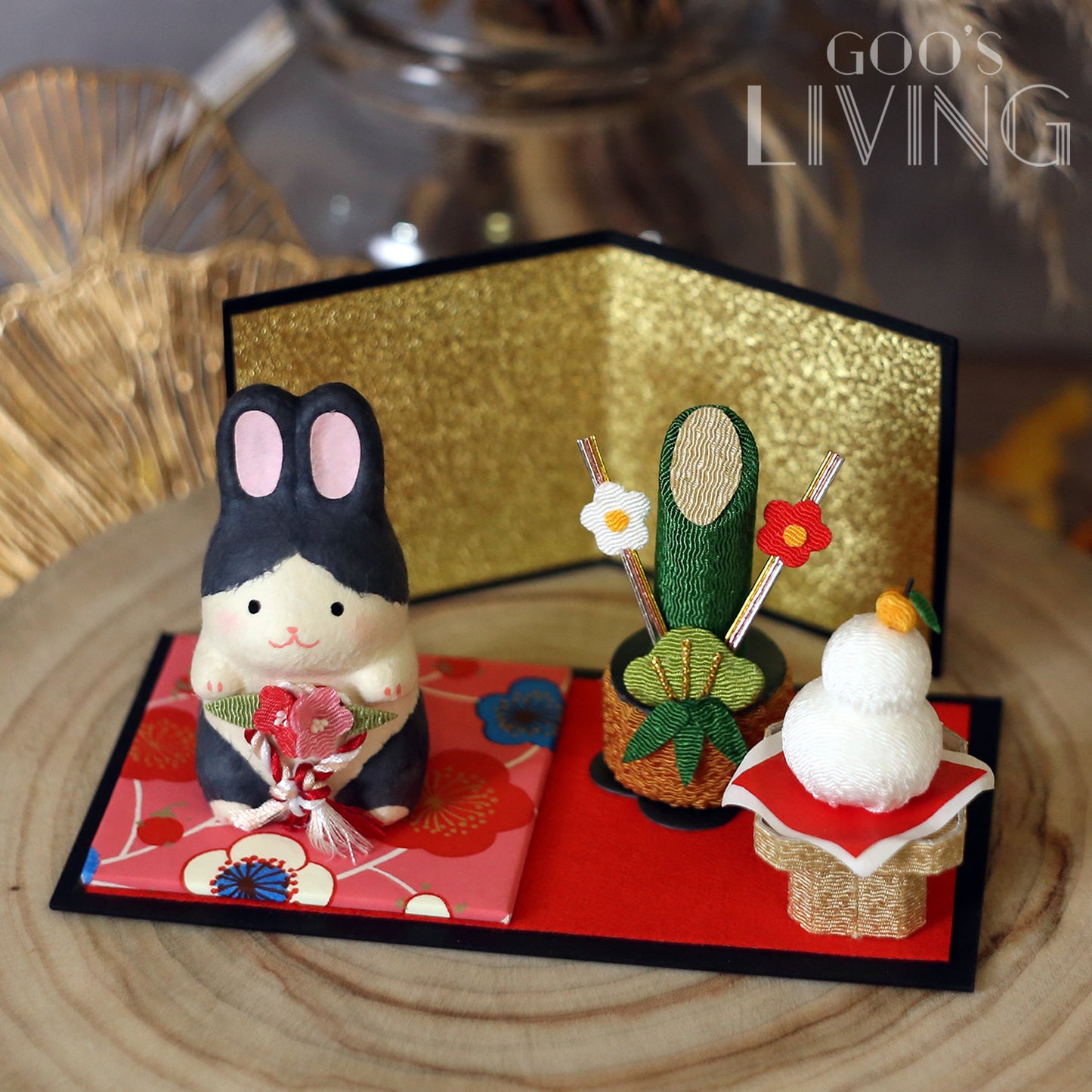 RYUKODO 注連繩黑白兔