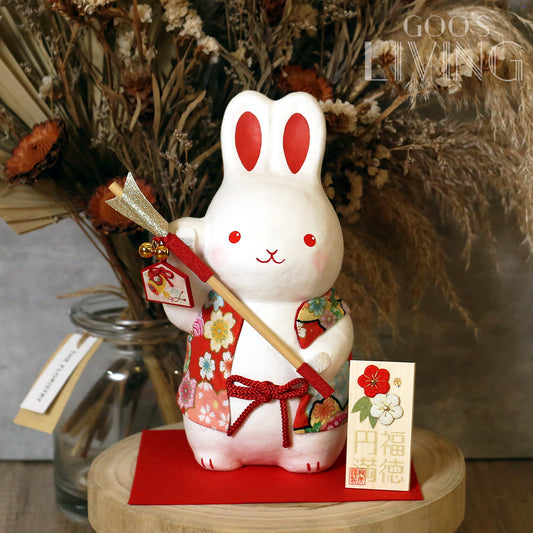 RYUKODO 和紙製破魔矢大兔