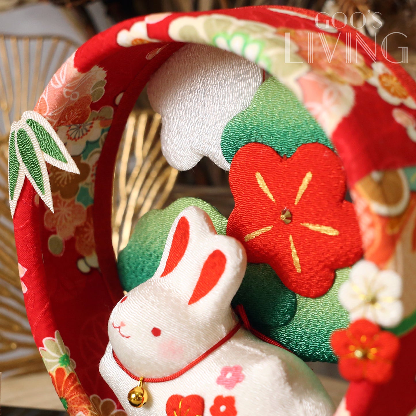 RYUKODO 松竹梅圈圈小兔