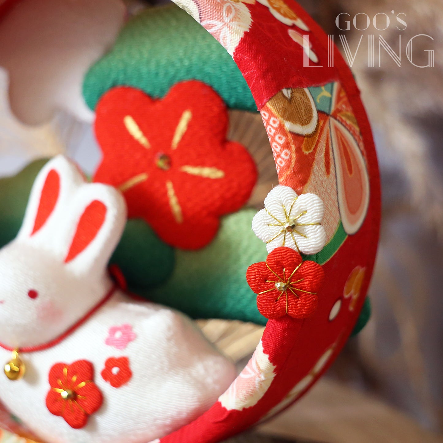 RYUKODO 松竹梅圈圈小兔