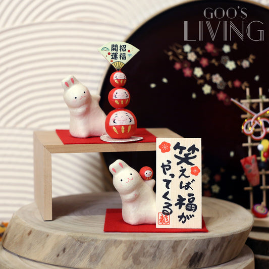 RYUKODO 和紙偷望小兔