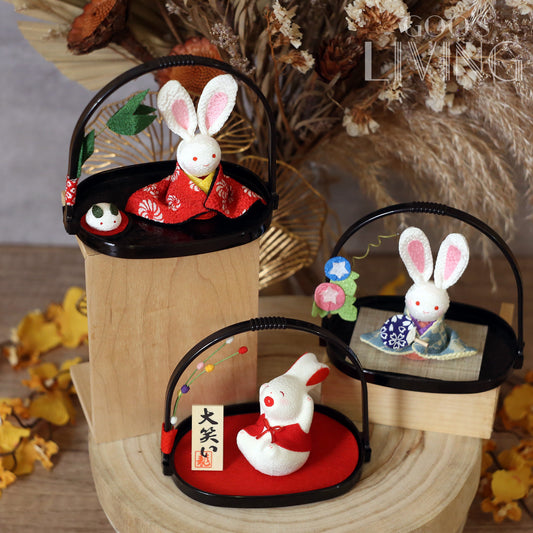 RYUKODO 和服提籃兔