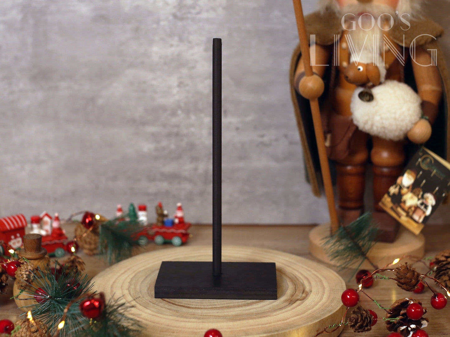 迷你聖誕樹 金銀箔掛軸