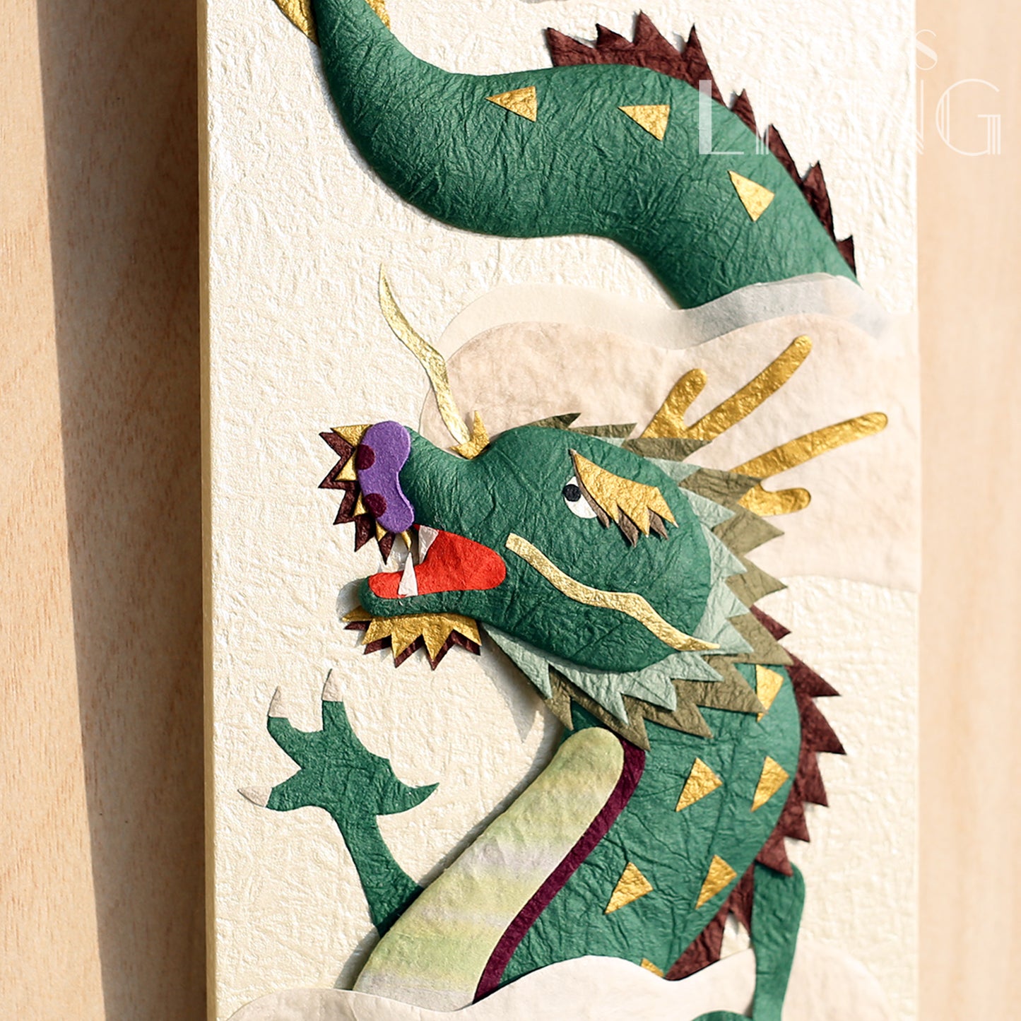 Medetaya 和紙製日本龍日曆