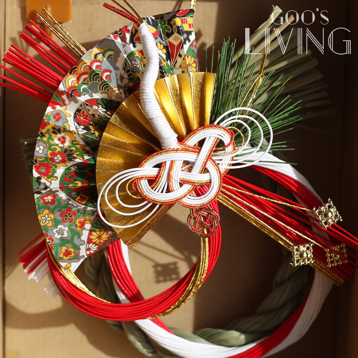 竹治郎正月飾 雪月風花–祝鶴友禪