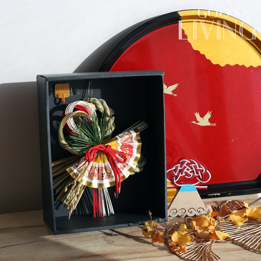 竹治郎正月飾 雪月風花–赤松