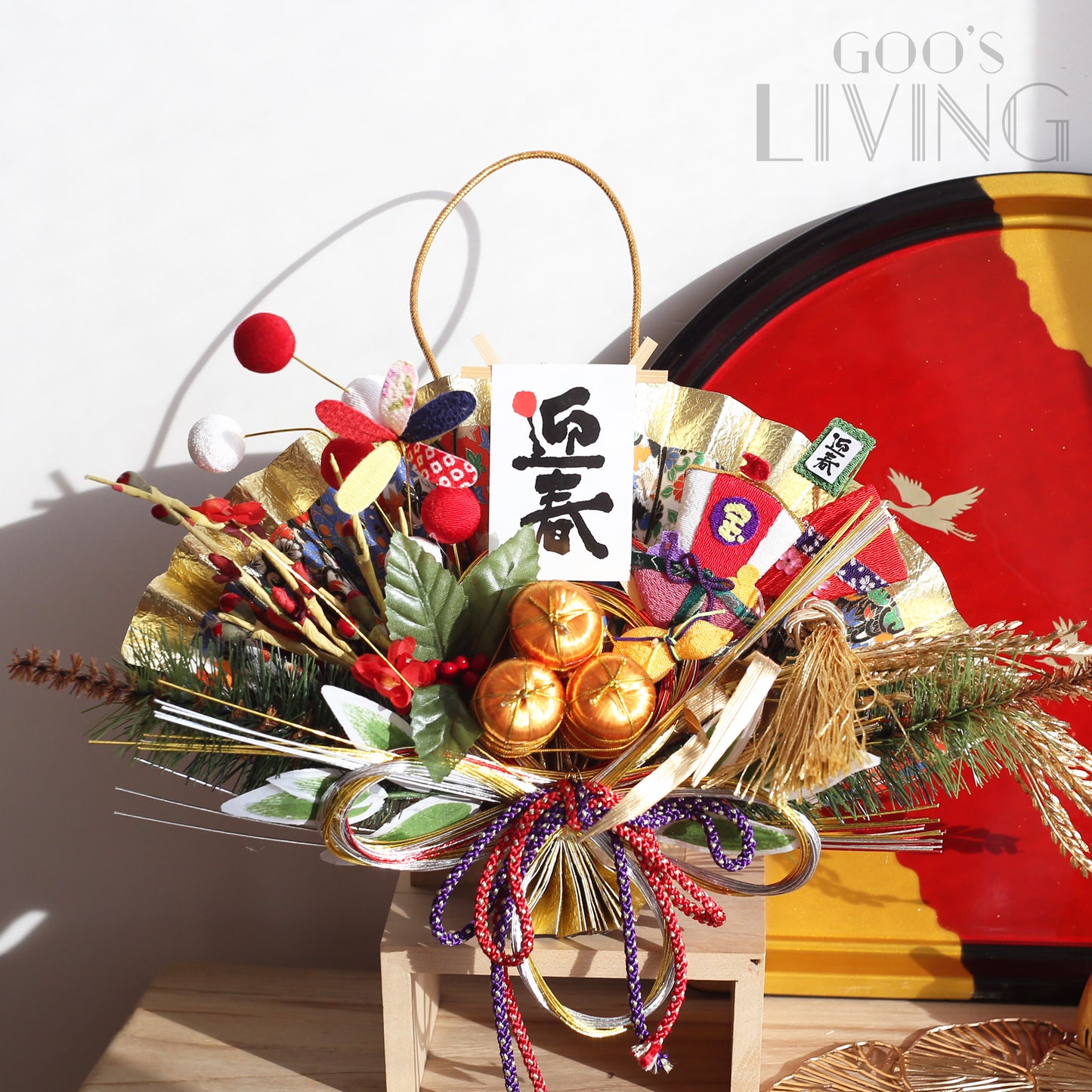 日本新年傳統遊戲花飾