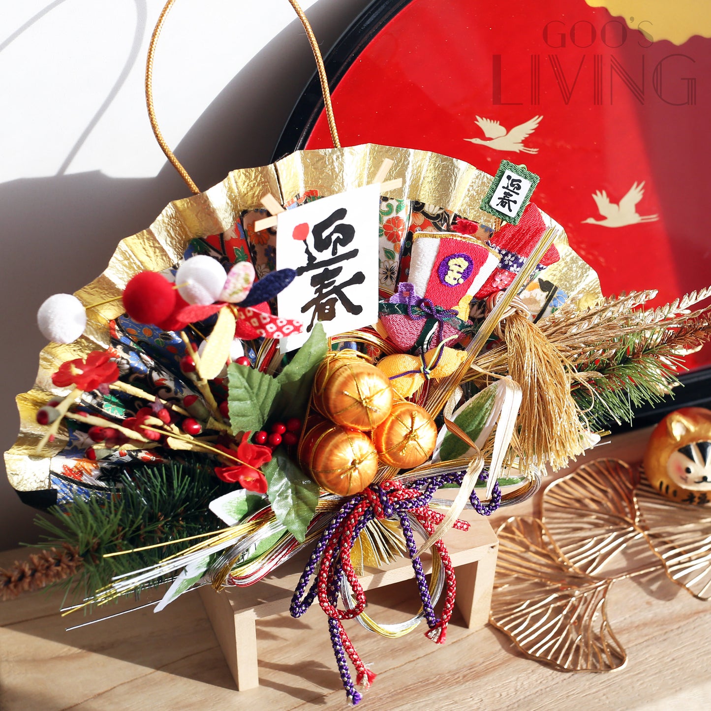 日本新年傳統遊戲花飾