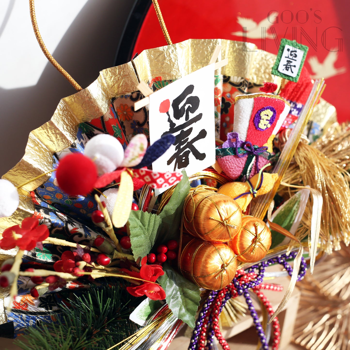 日本新年傳統遊戲花飾