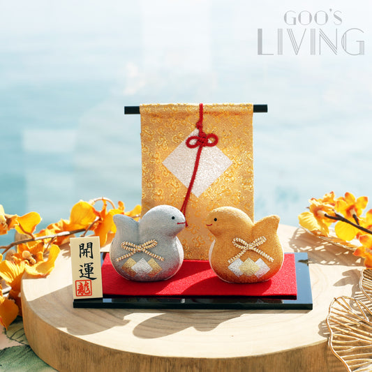 RYUKODO 開運旗幟金銀蛇