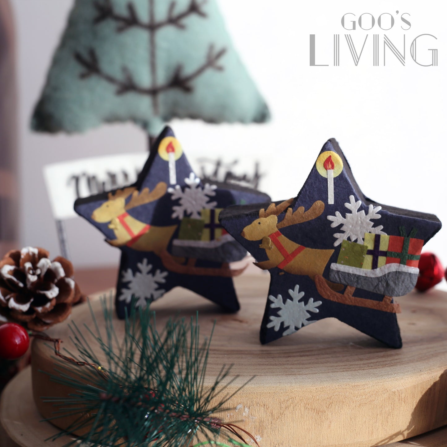 石川製紙 聖誕夜星型消臭炭