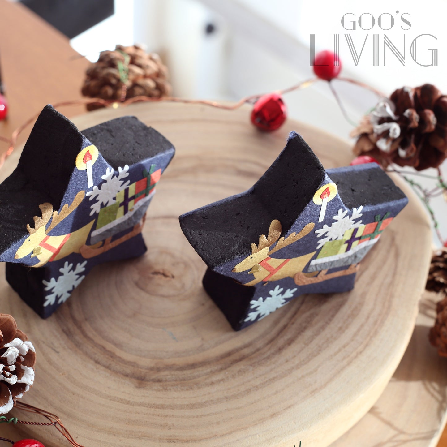 石川製紙 聖誕夜星型消臭炭