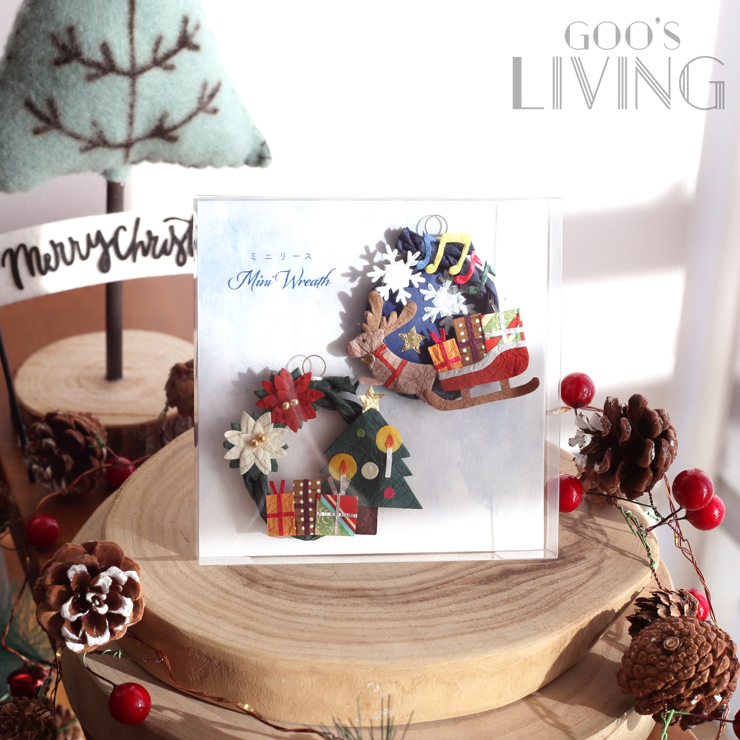 石川製紙 美濃紙迷你聖誕圈