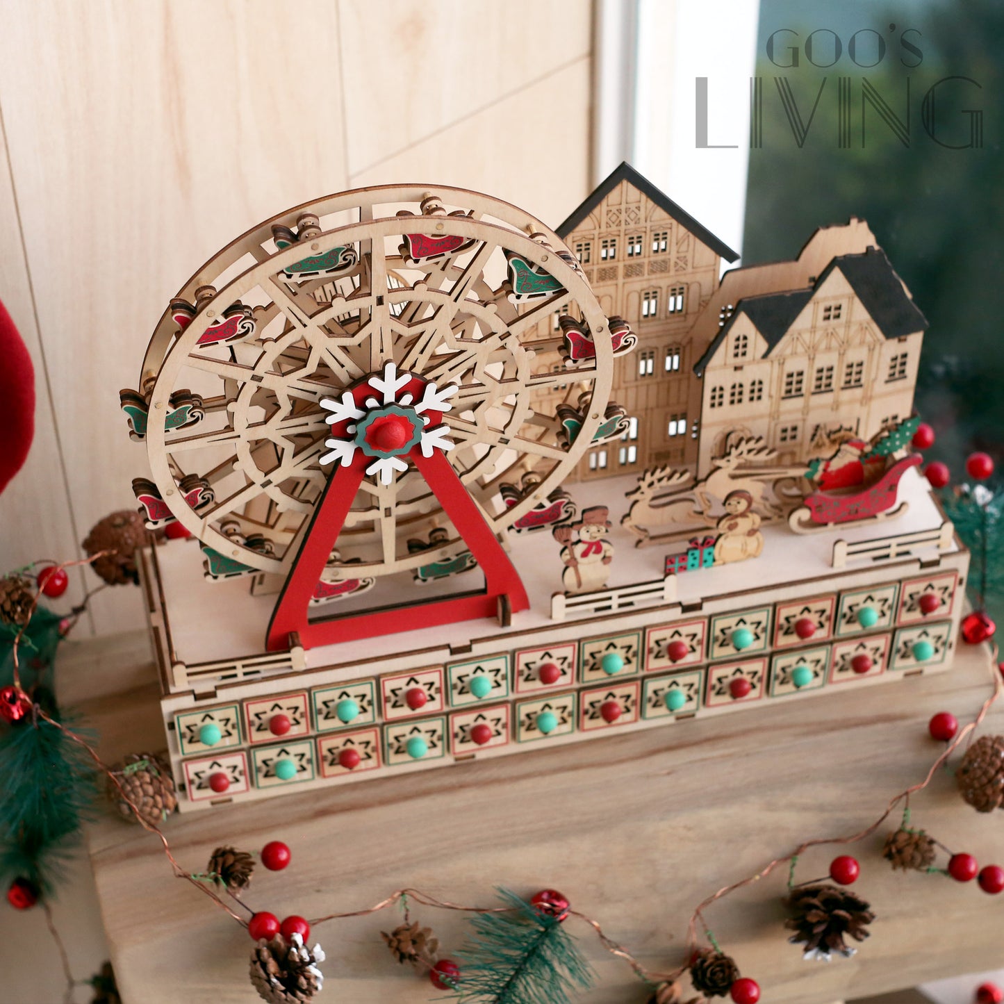 聖誕摩天輪 LED倒數日曆