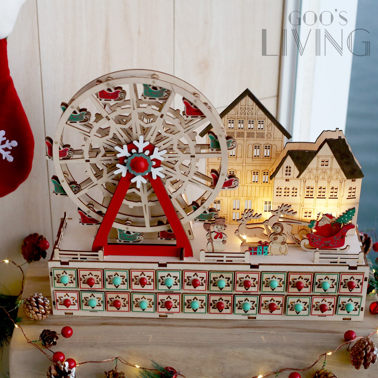 聖誕摩天輪 LED倒數日曆