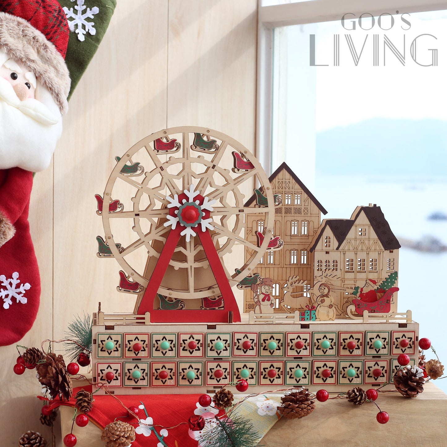 聖誕摩天輪 LED倒數日曆