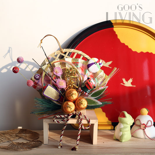 迎春金米桶小金扇