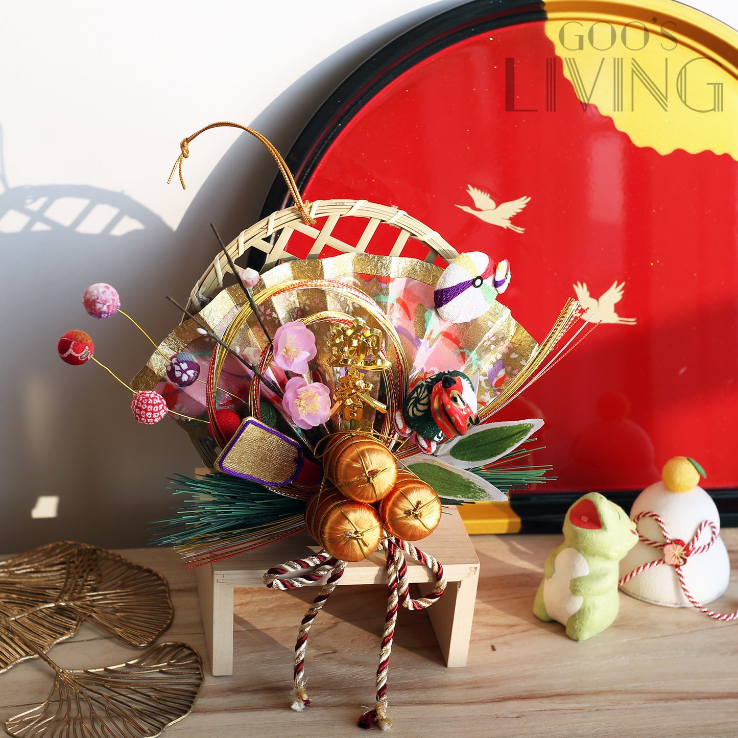 迎春金米桶小金扇