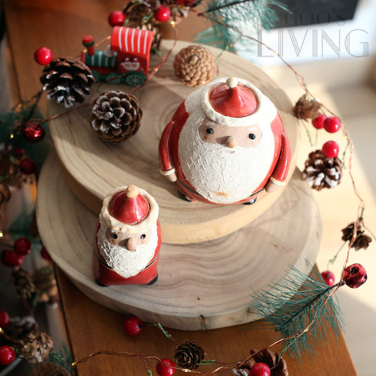 明山窯 信樂燒聖誕老人