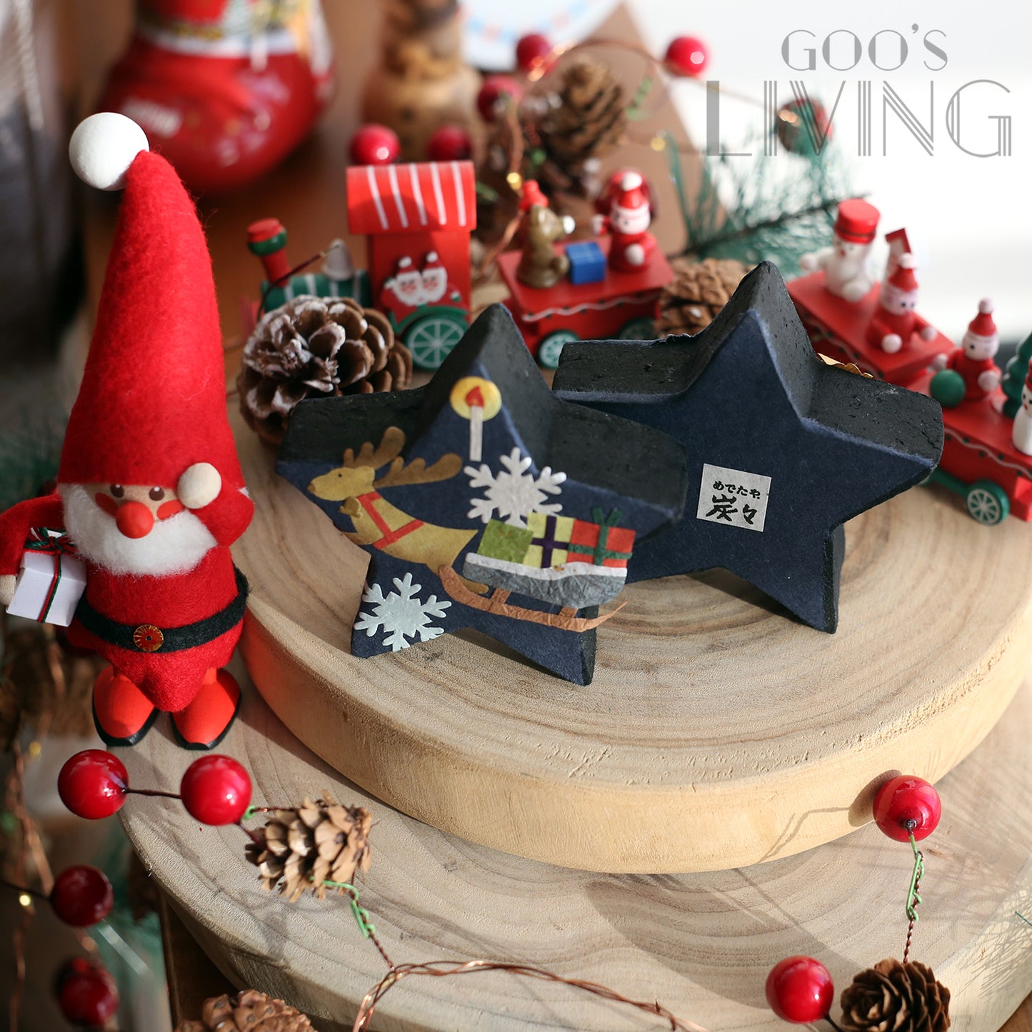 石川製紙 聖誕夜星型消臭炭