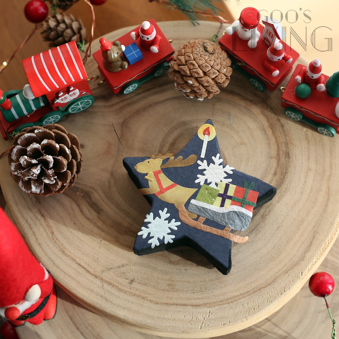 石川製紙 聖誕夜星型消臭炭