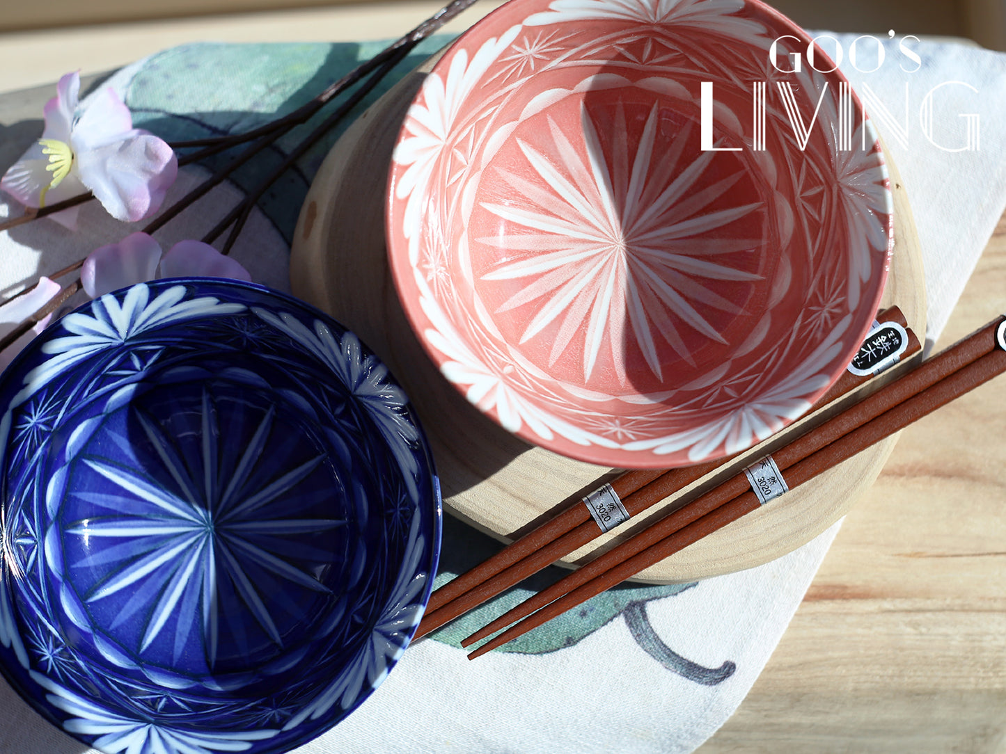 江戸切子風 美濃燒多用途對碗