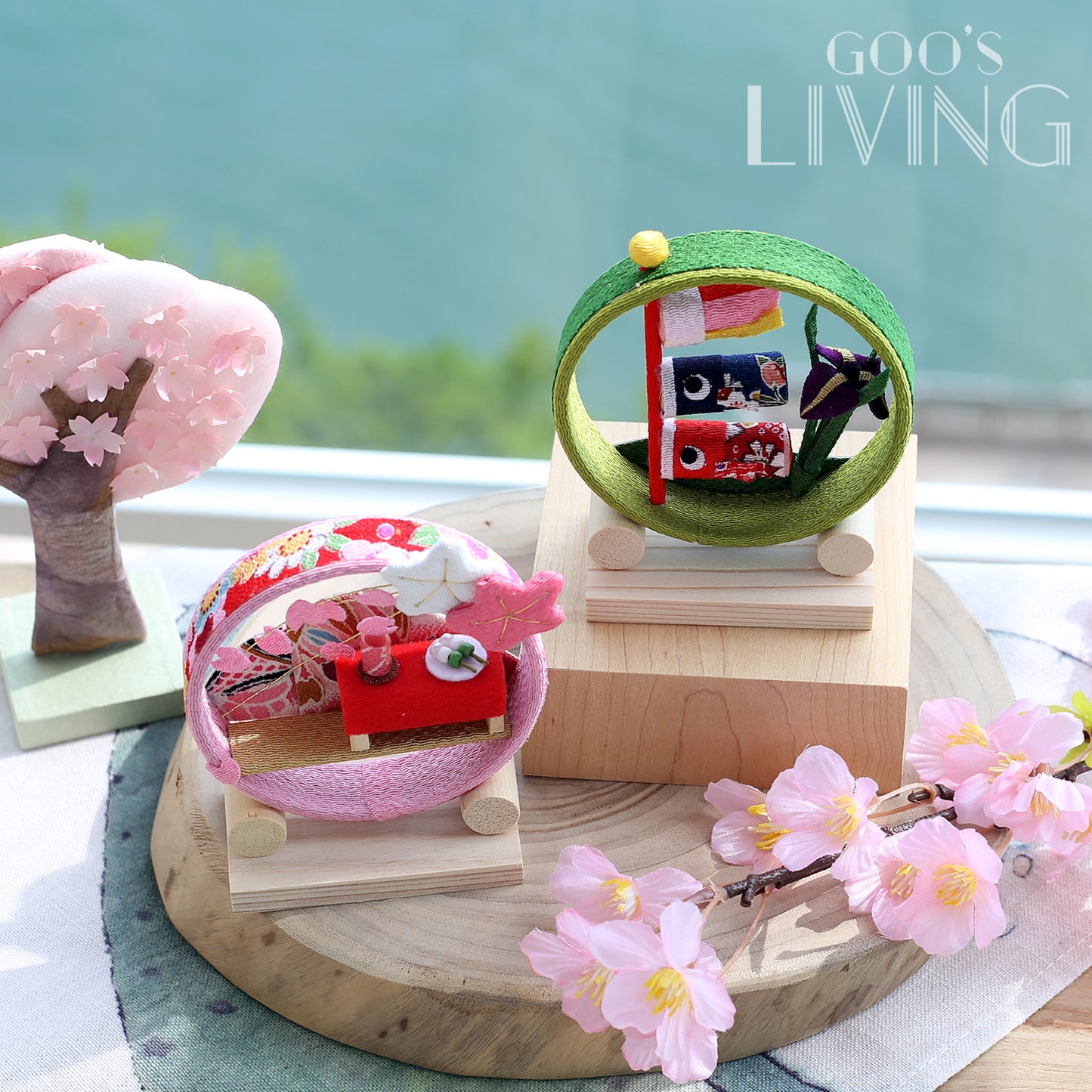 季節之輪飾 櫻花/鯉魚旗