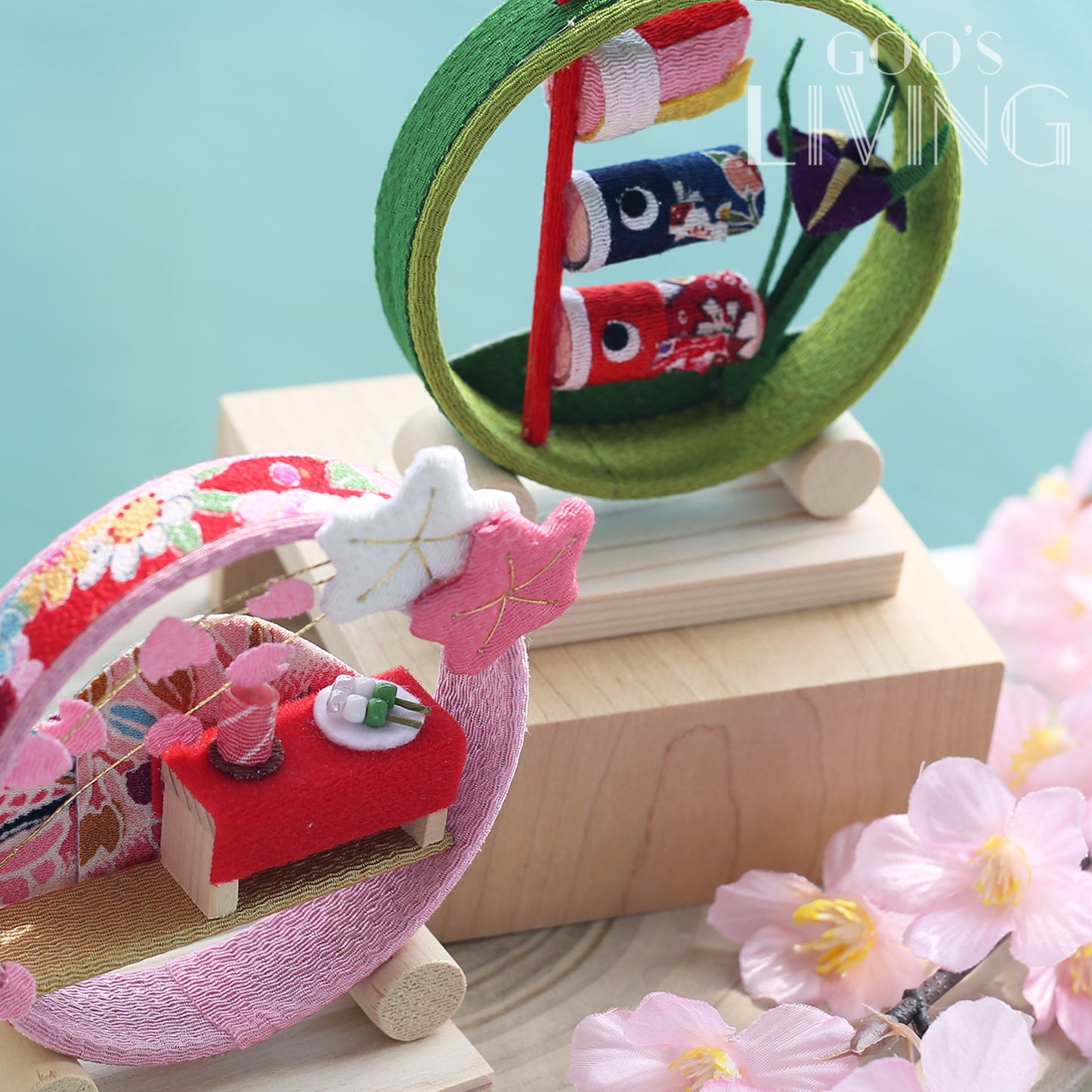 季節之輪飾 櫻花/鯉魚旗