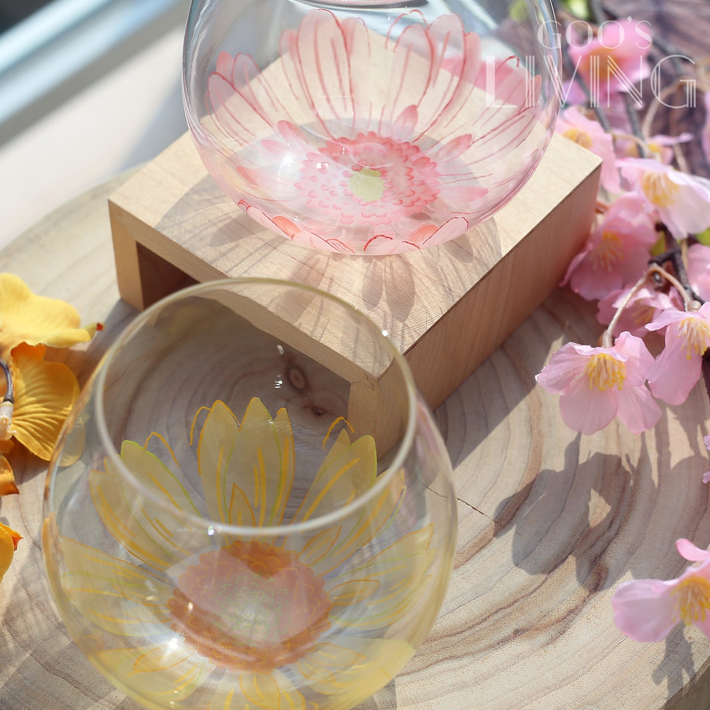 BENEDIRE Fleurir 非洲菊不倒翁玻璃杯