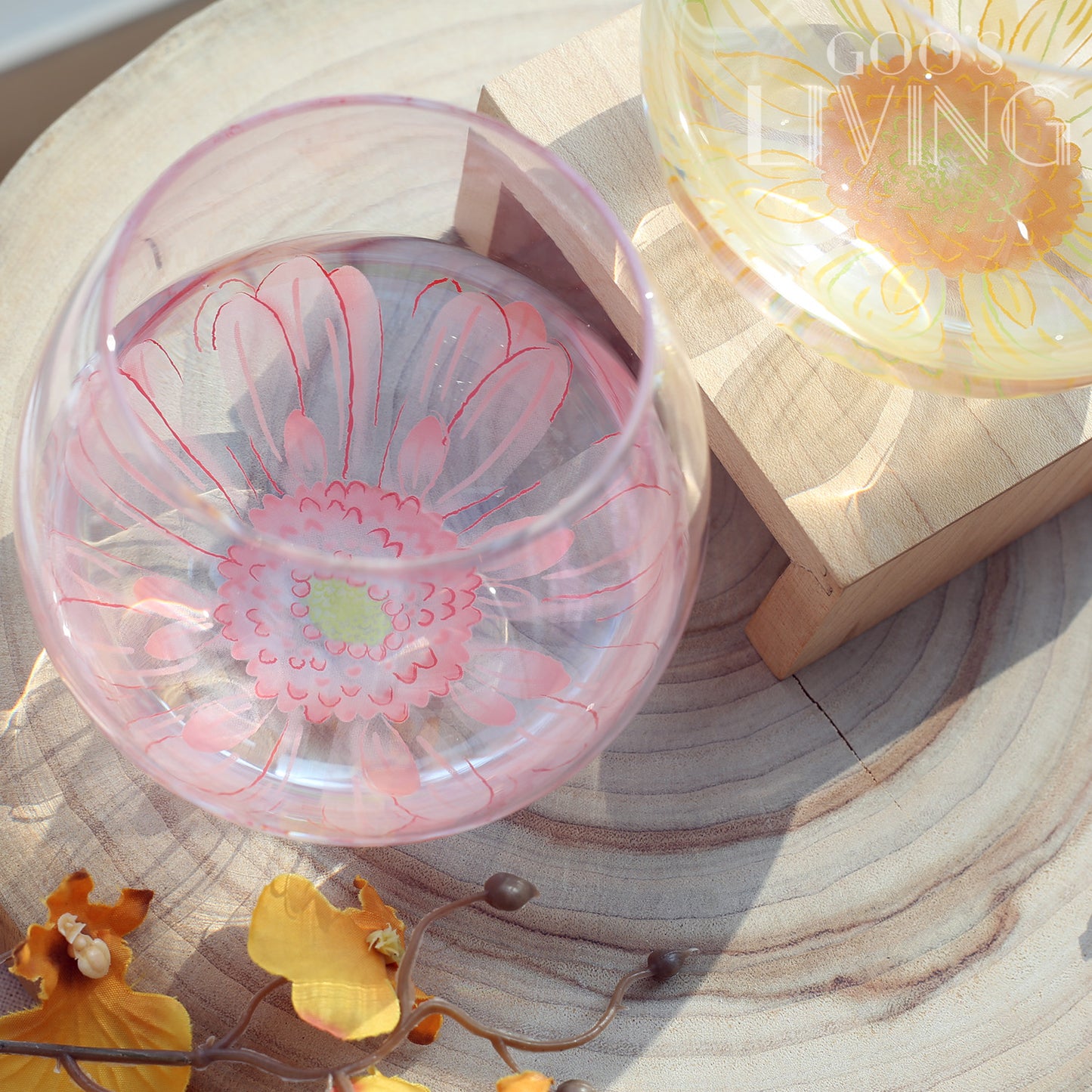 BENEDIRE Fleurir 非洲菊不倒翁玻璃杯