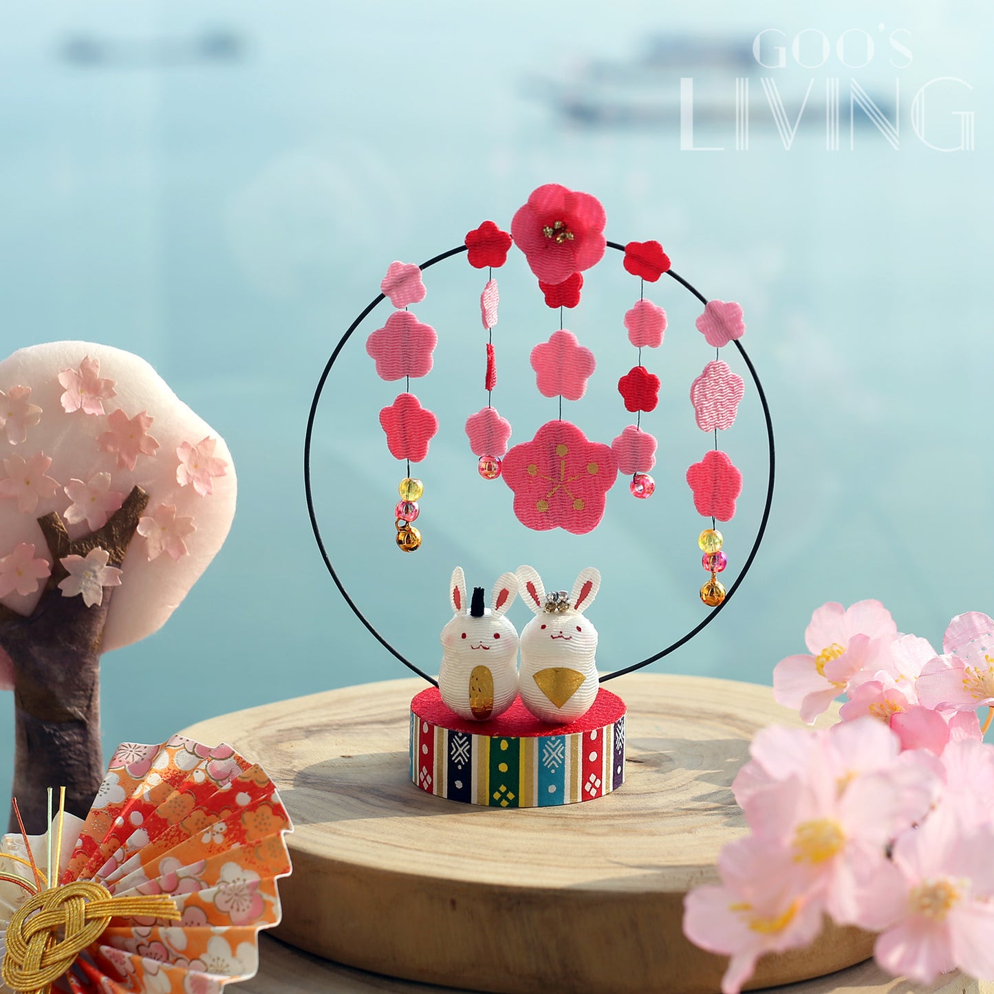 RYUKODO Q版櫻花小兔