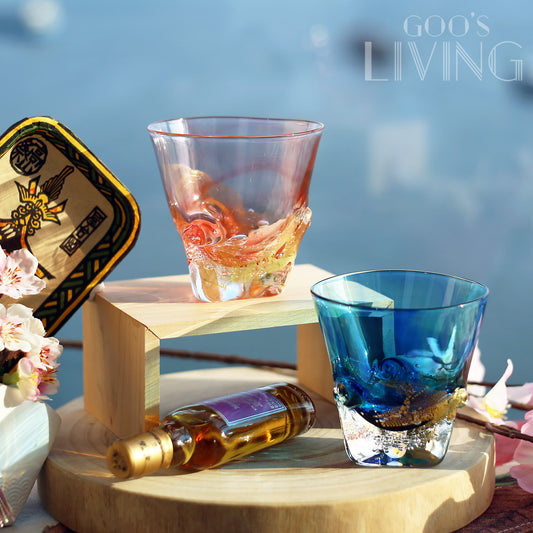 箔一 海神金箔玻璃杯