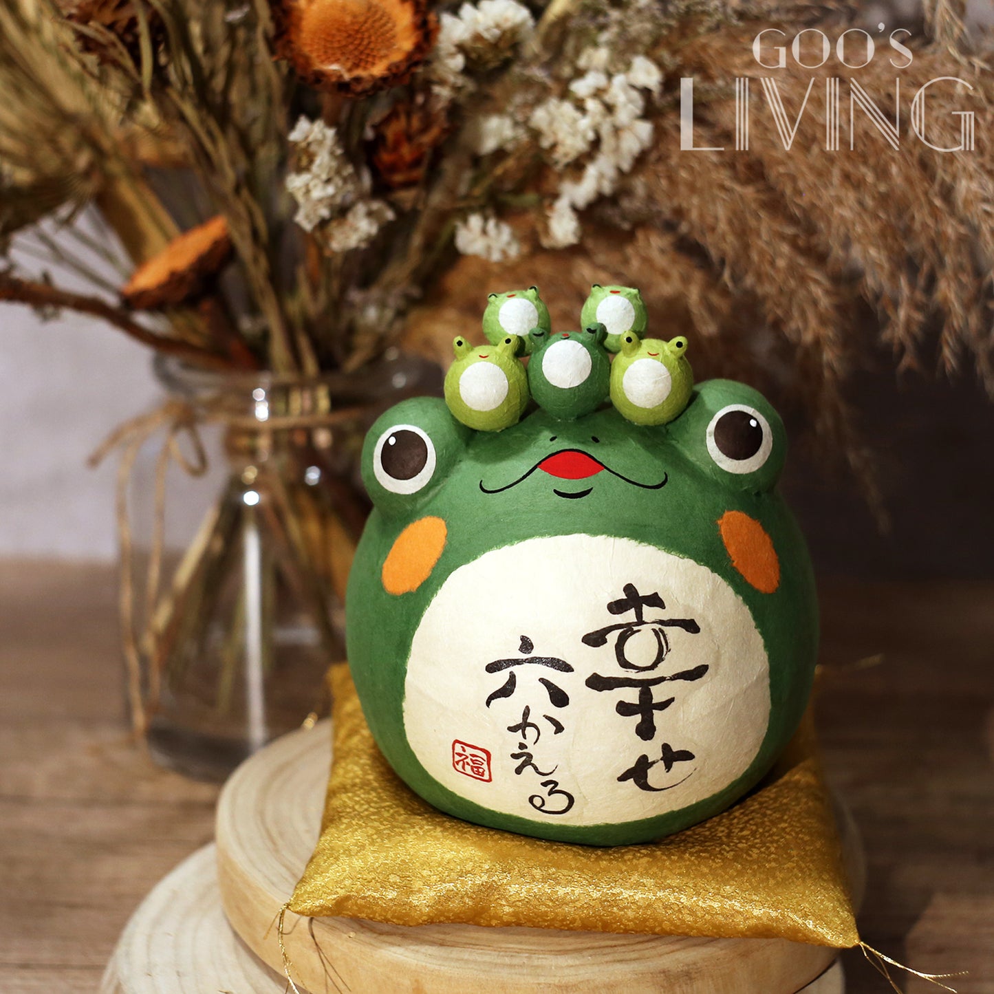 RYUKODO 和紙可愛青蛙系列