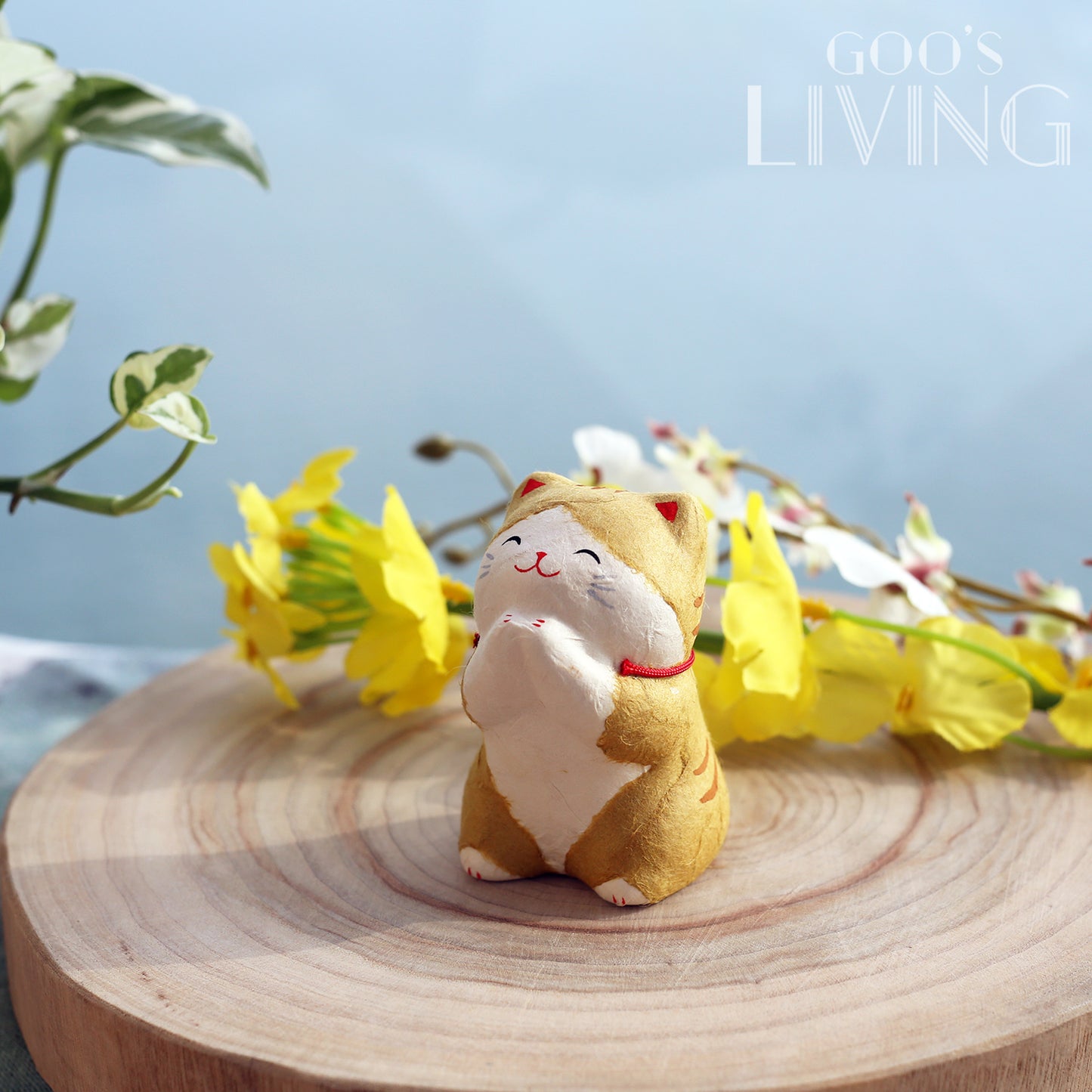 RYUKODO 和紙製請請貓